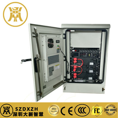 3kva εξωτερικό UPS περίβλημα IP55 Lifepo4 μπαταρία ντουλάπι 48V με 3pcs μπαταρία και κλιματιστικό