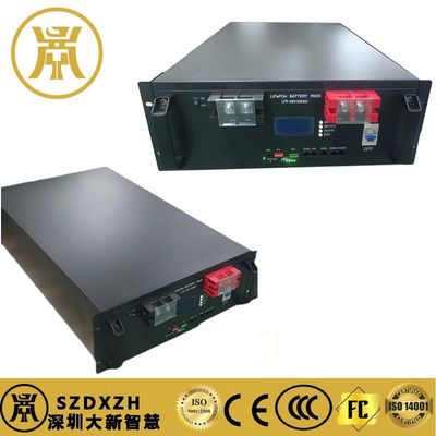 IP20 μπαταρία λιθίου σιδήρου φωσφορικού 150AH Rack Mount 48v μπαταρία ενσωματωμένη σε εξαερισμό